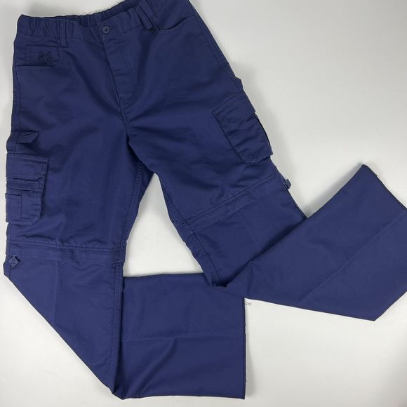 Boy Scouts Of America BSA Youth Switchback Pants Uniform Blue Sz 20 Convertible‎ - Picture 1 of 15